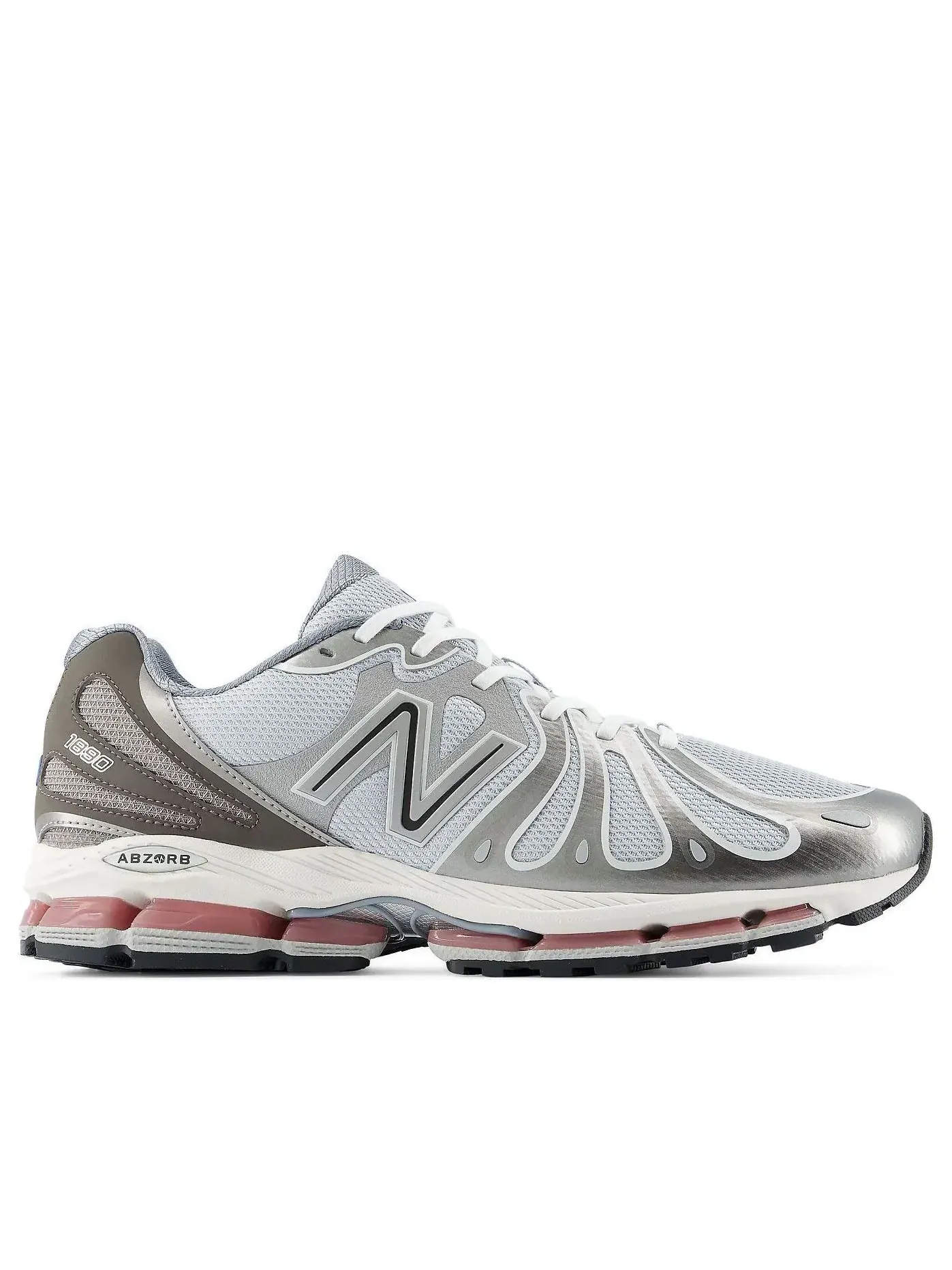 Кроссовки New Balance ABZORB 1890 'Dark Silver Metallic' U18907NG — изображение 2 из 6, серебряный