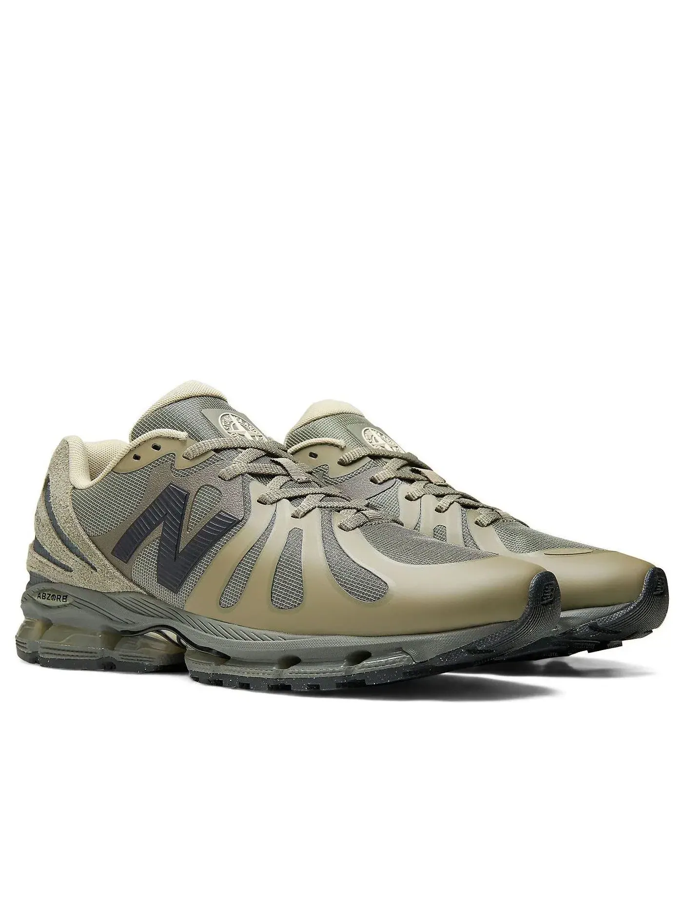 Мужские кроссовки с высоким верхом New Balance x Stone Island 1890 — изображение 2 из 5, зеленый