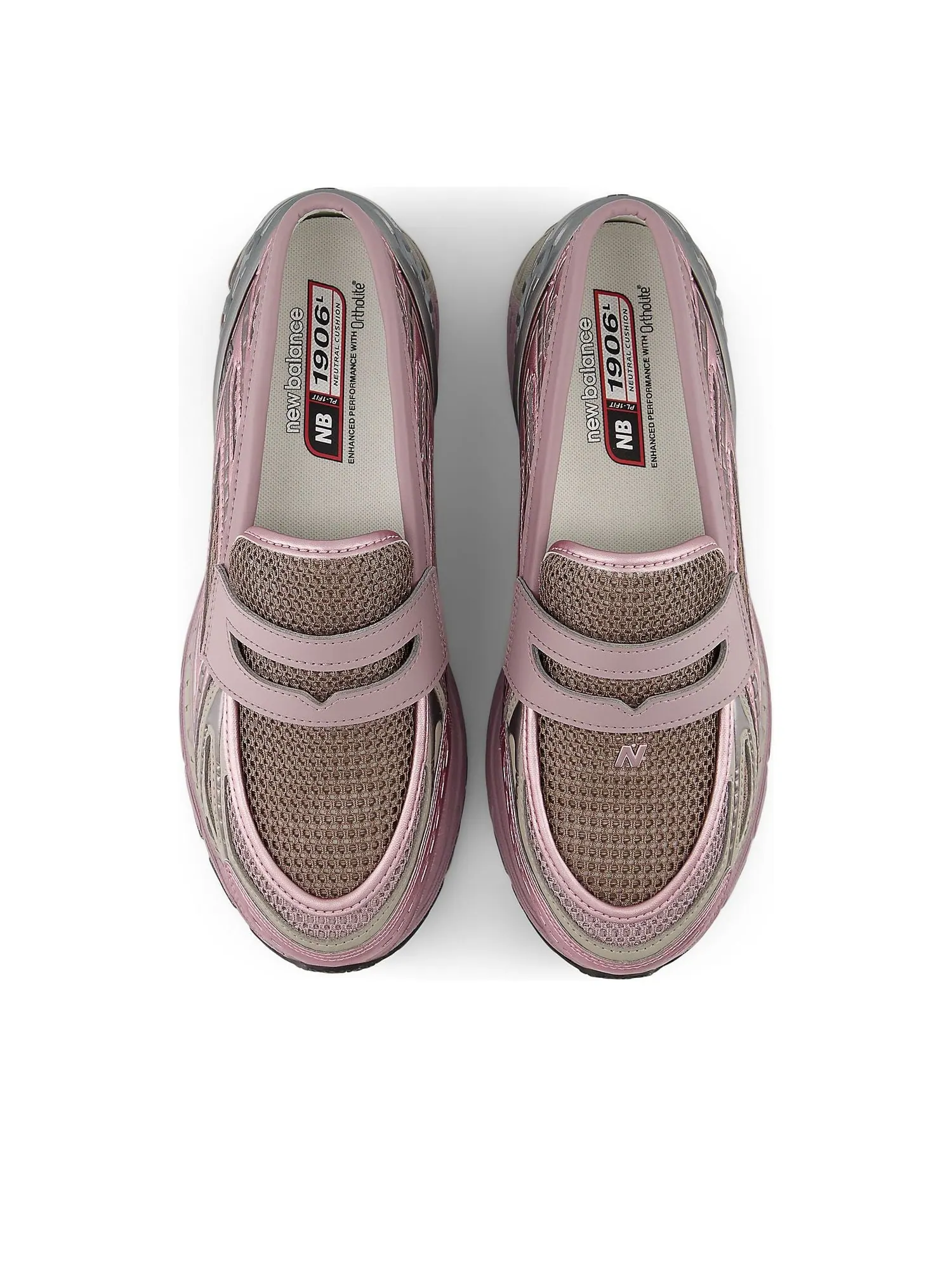 Кроссовки New Balance 1906L 'Ice Wine Pink Taffy' — изображение 2 из 6, винный/розовый
