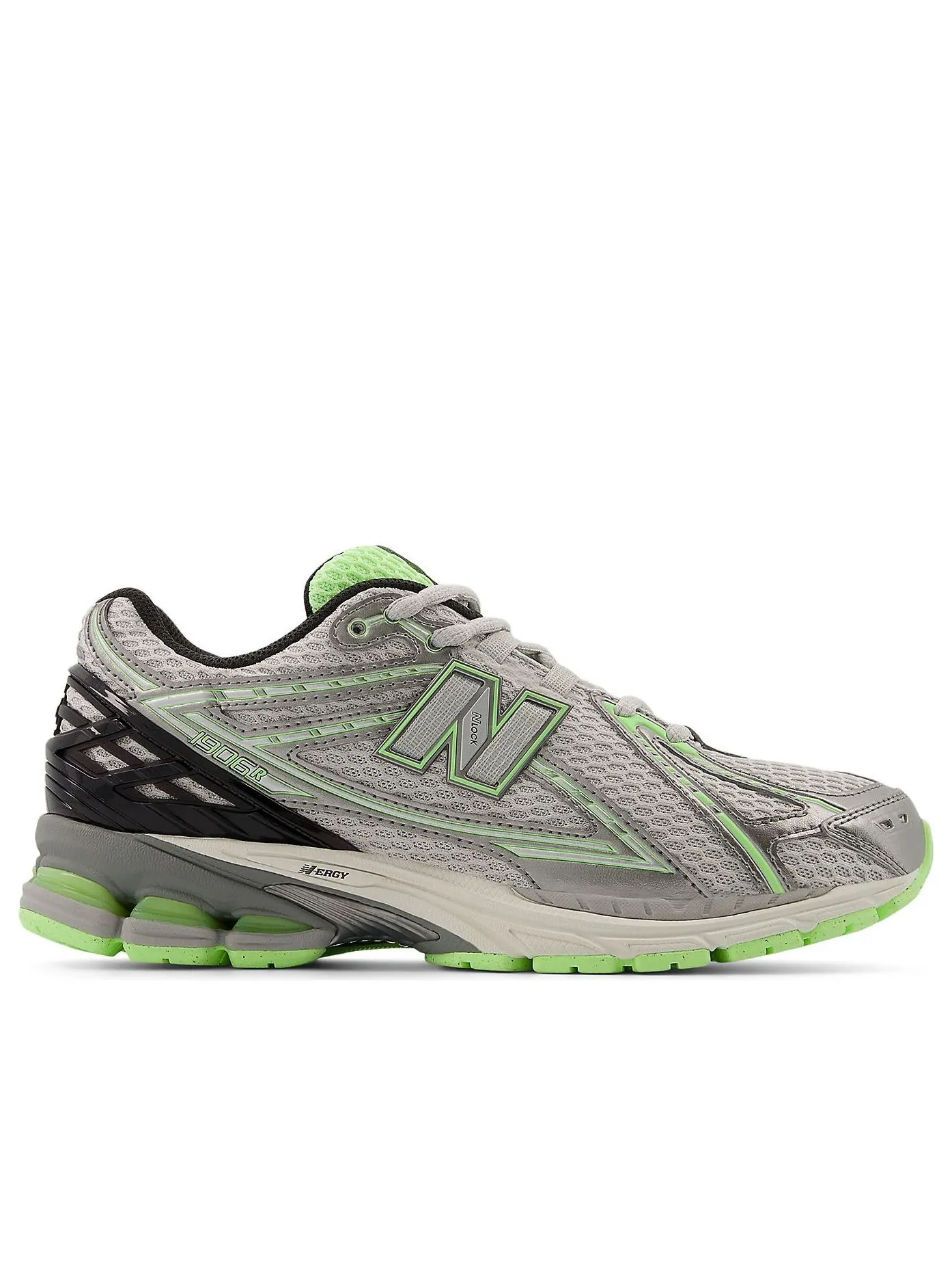 Кроссовки New Balance 1906R 'Dark Silver Metallic Mint Flash' — изображение 2 из 6