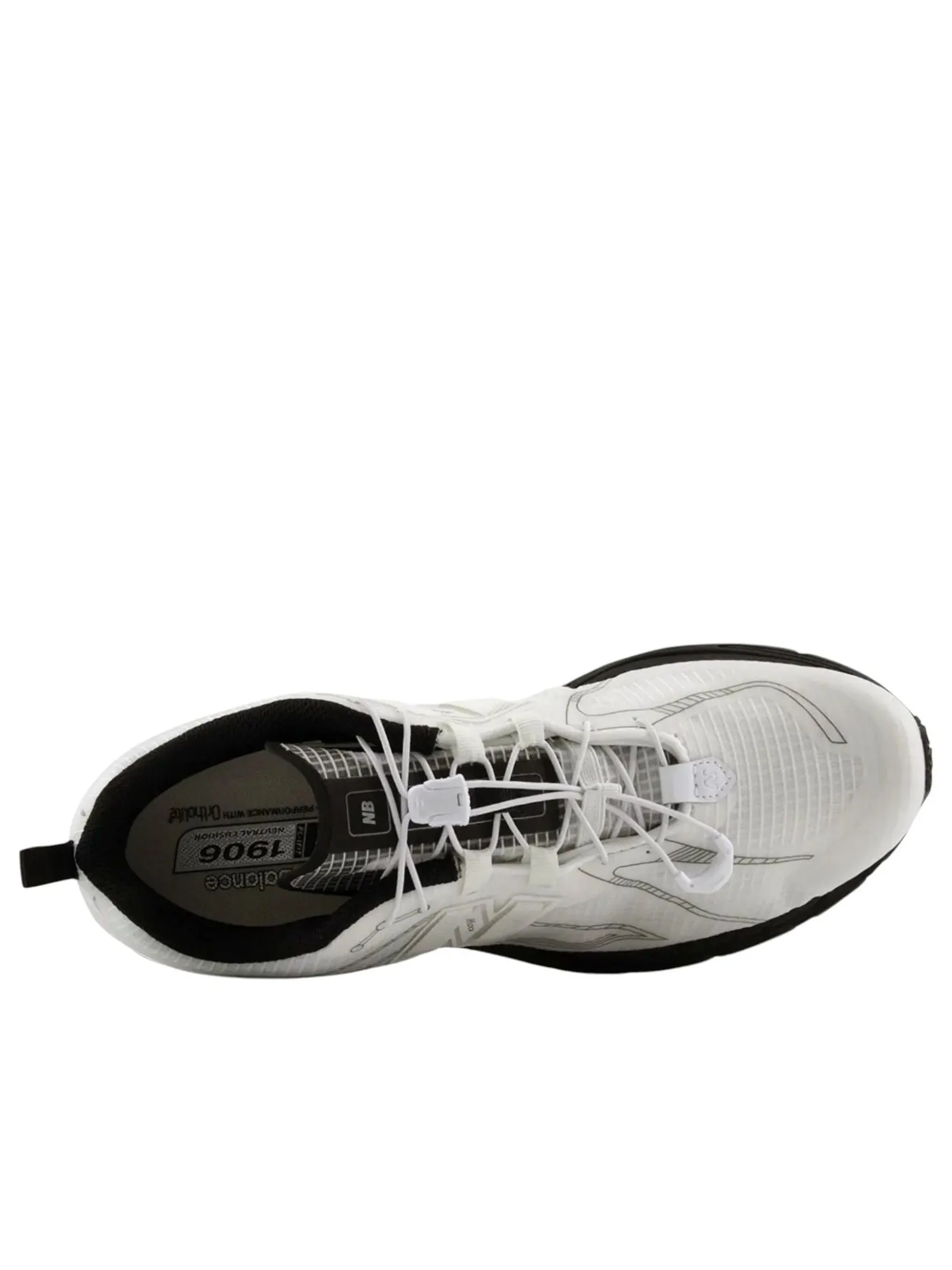 Кроссовки New Balance 1906R 'White Black' — изображение 2 из 6, белый