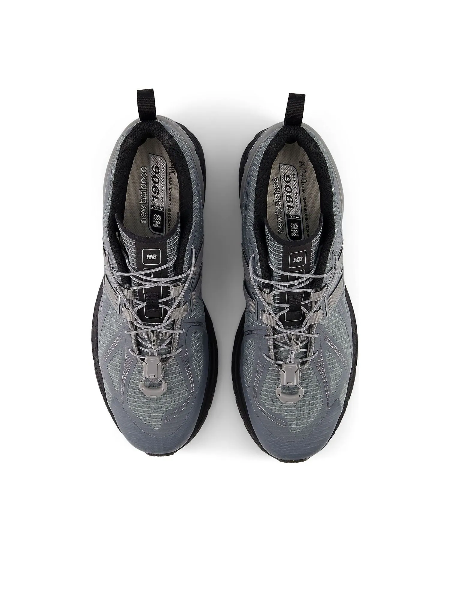 Кроссовки New Balance 1906R 'Slate Grey Black' — изображение 2 из 6, серый/черный/черный