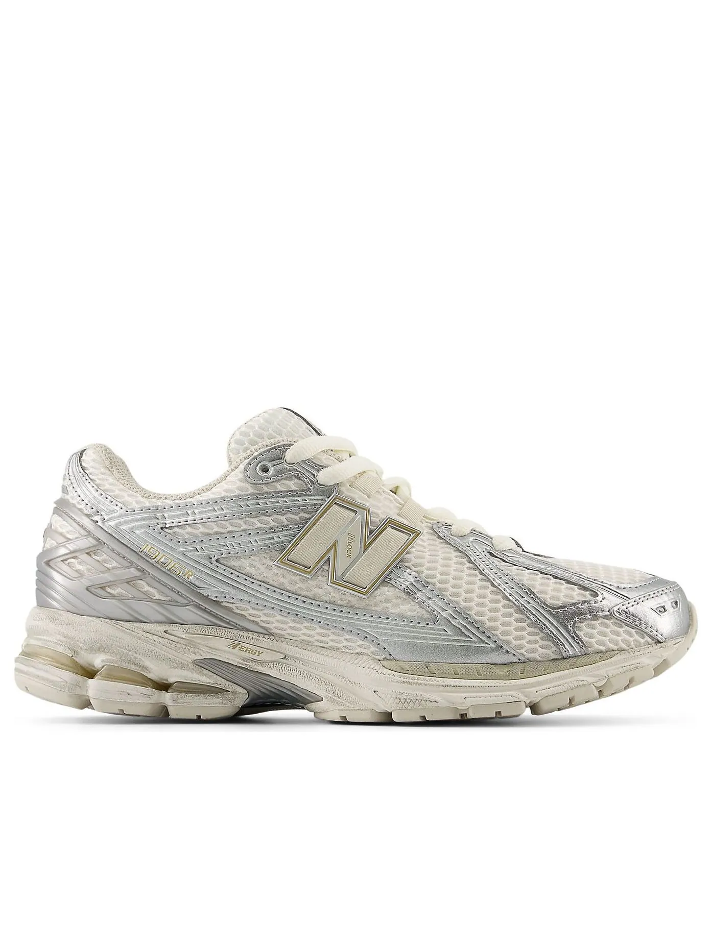 Кроссовки New Balance 1906R 'Sea Salt Moonbeam Silver' — изображение 2 из 4, серебристый металлик