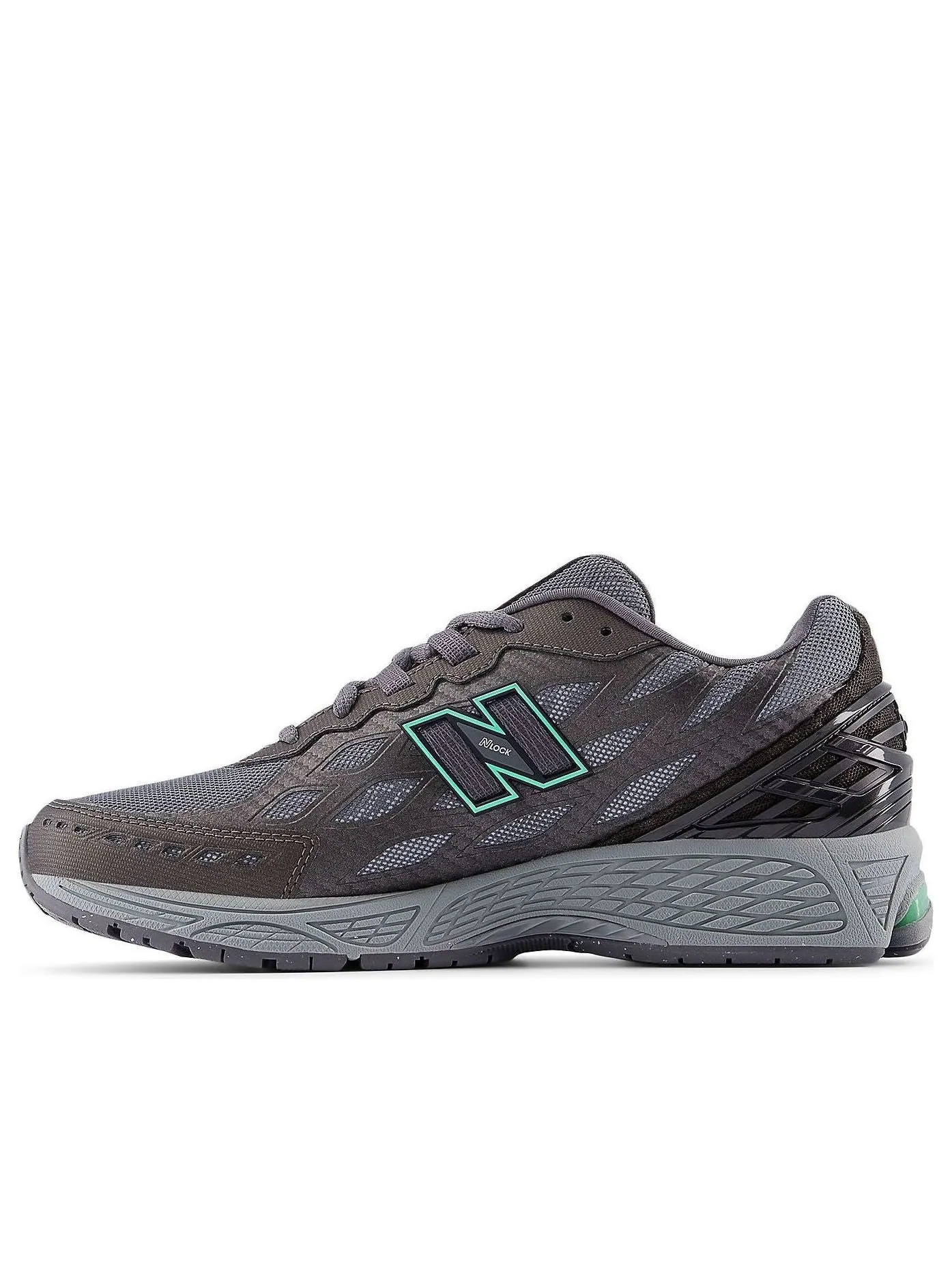 Кроссовки New Balance 1906W 'Black Metallic Green' — изображение 1 из 5, серый