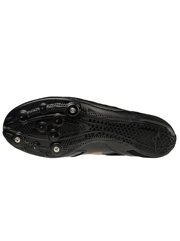 Кроссовки geo silencer fx 'black gold' Mizuno — изображение 4 из 4, черный/золотистый