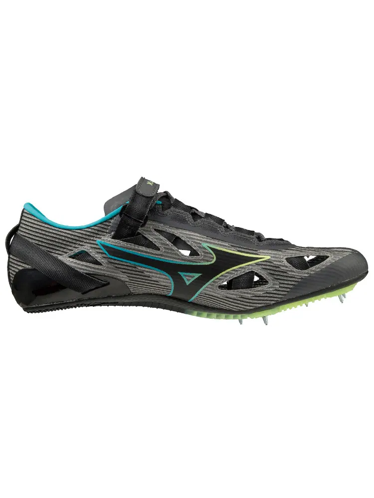 Беговые кроссовки Mizuno X-Laser Elite 2 'Gray Blue' — изображение 2 из 5, серый