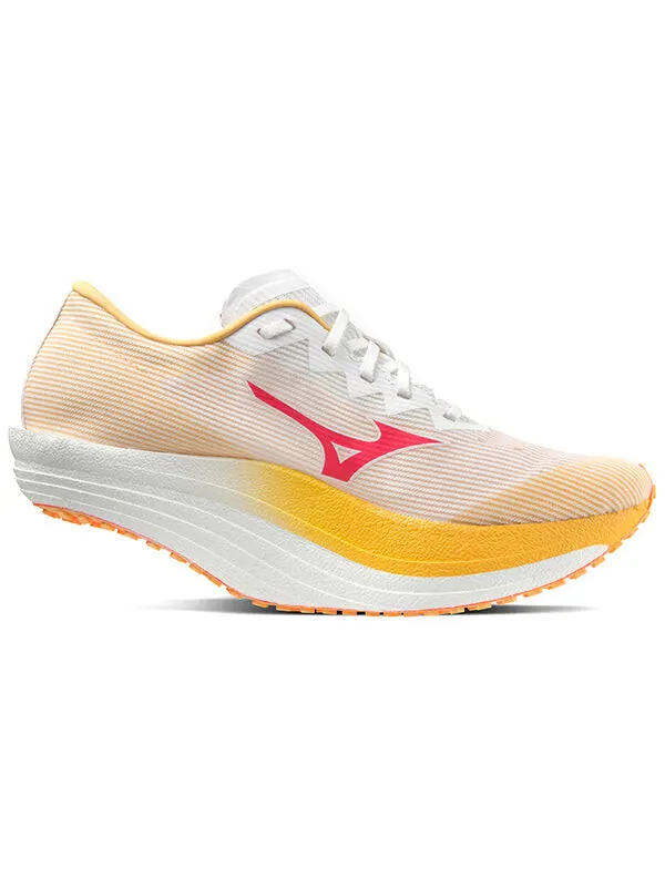 Кроссовки wave duel pro 'yellow white pink' Mizuno — изображение 2 из 4, желтый/белый/розовый