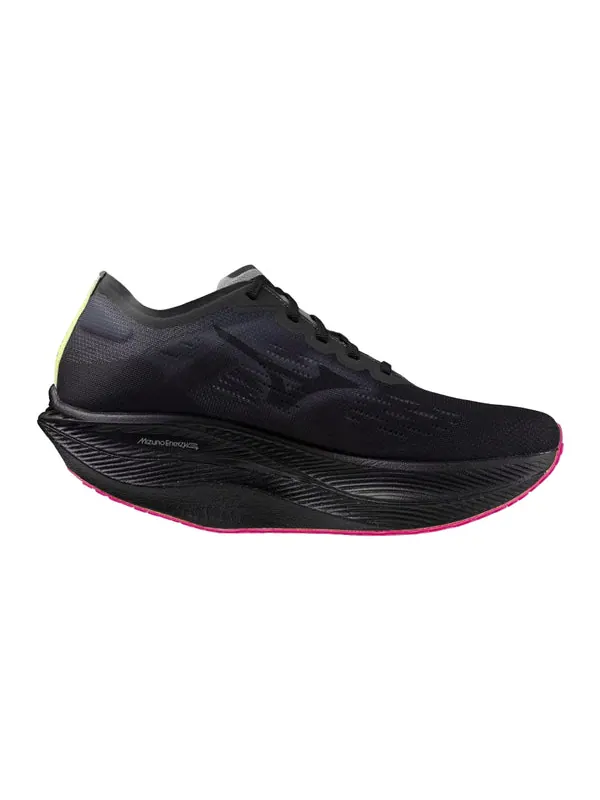 Кроссовки wave rebellion pro 2 'black silver pink tetra' Mizuno — изображение 2 из 4