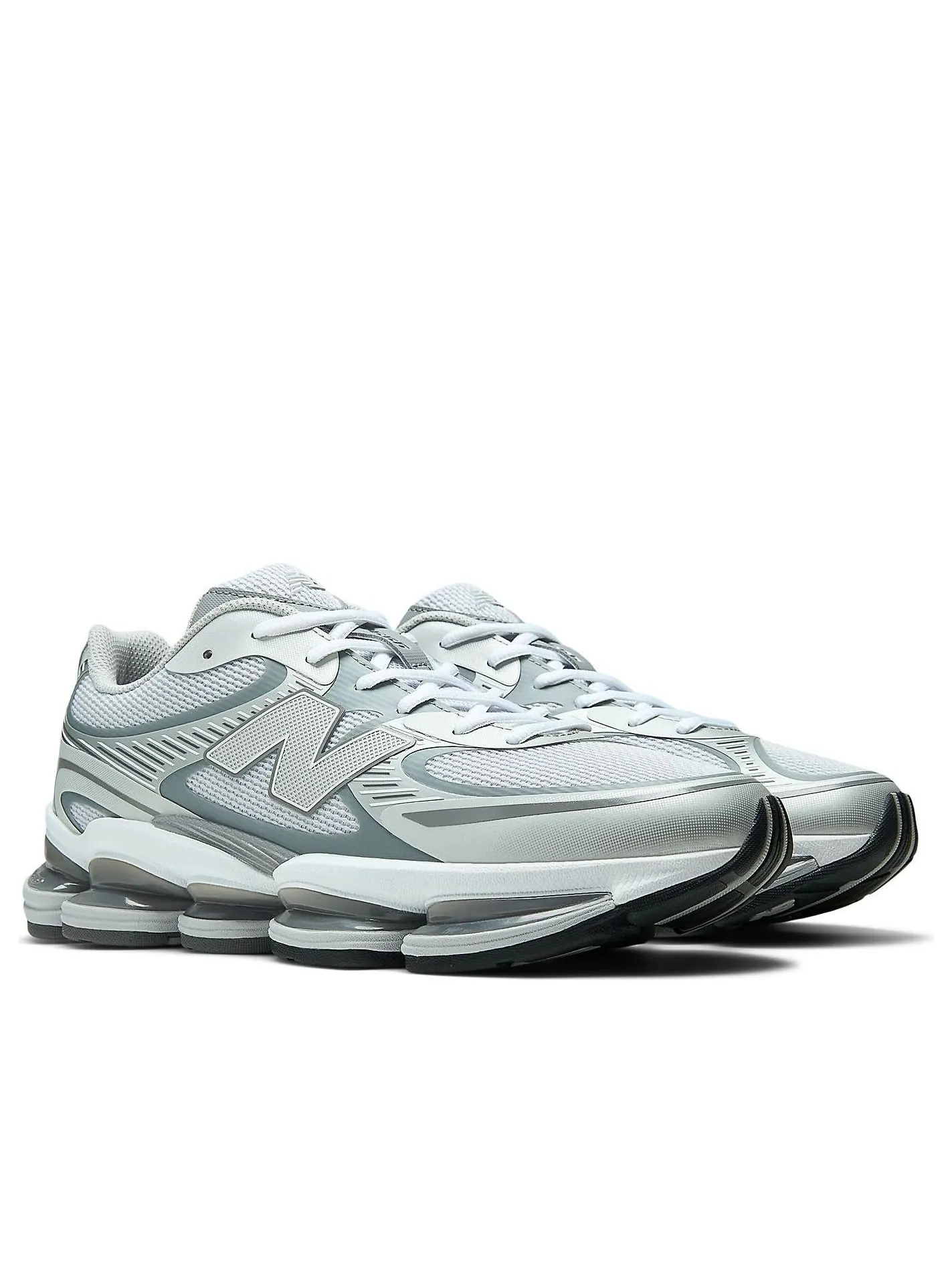 Кроссовки New Balance Abzorb 2000 'Pearl Grey' — изображение 4 из 6, серый/белый