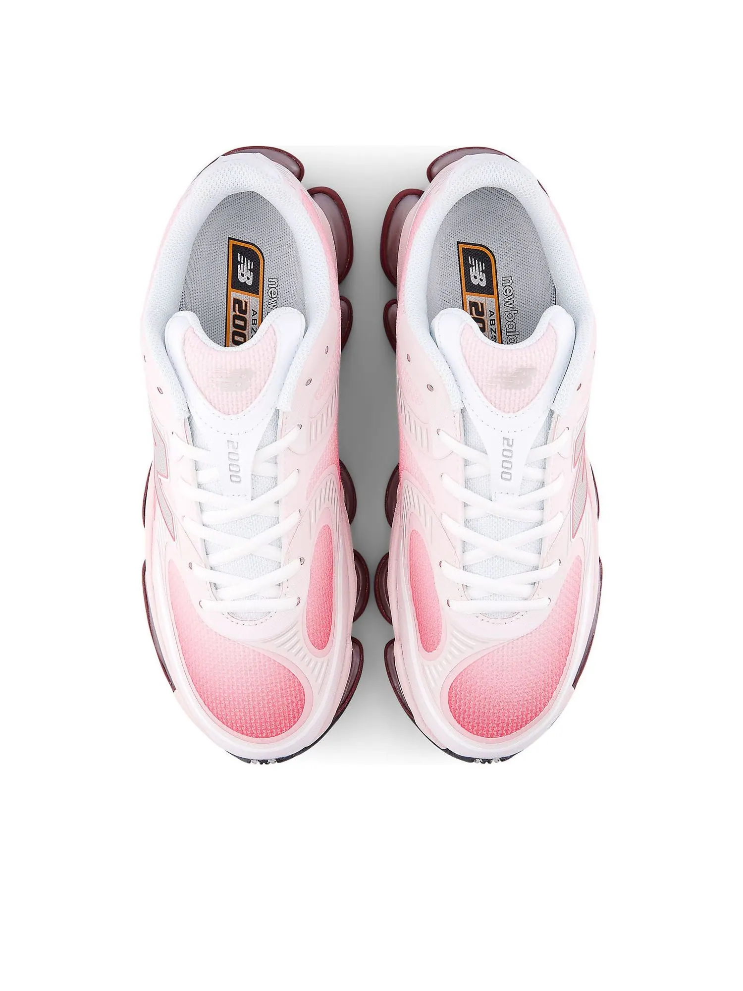 Кроссовки New Balance 2000 'Rose Sugar' — изображение 3 из 6, розовый//бордовый