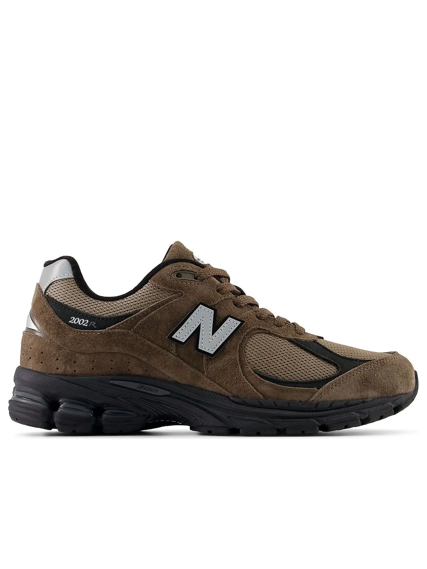 Кроссовки New Balance 2002R 'Dark Mushroom Black' — изображение 2 из 6, темный/черный