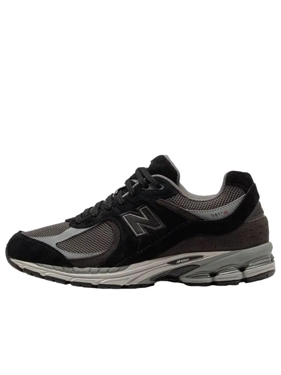 Кроссовки New Balance 2002R 'Black Castlerock Grey' — изображение 1 из 4, черный