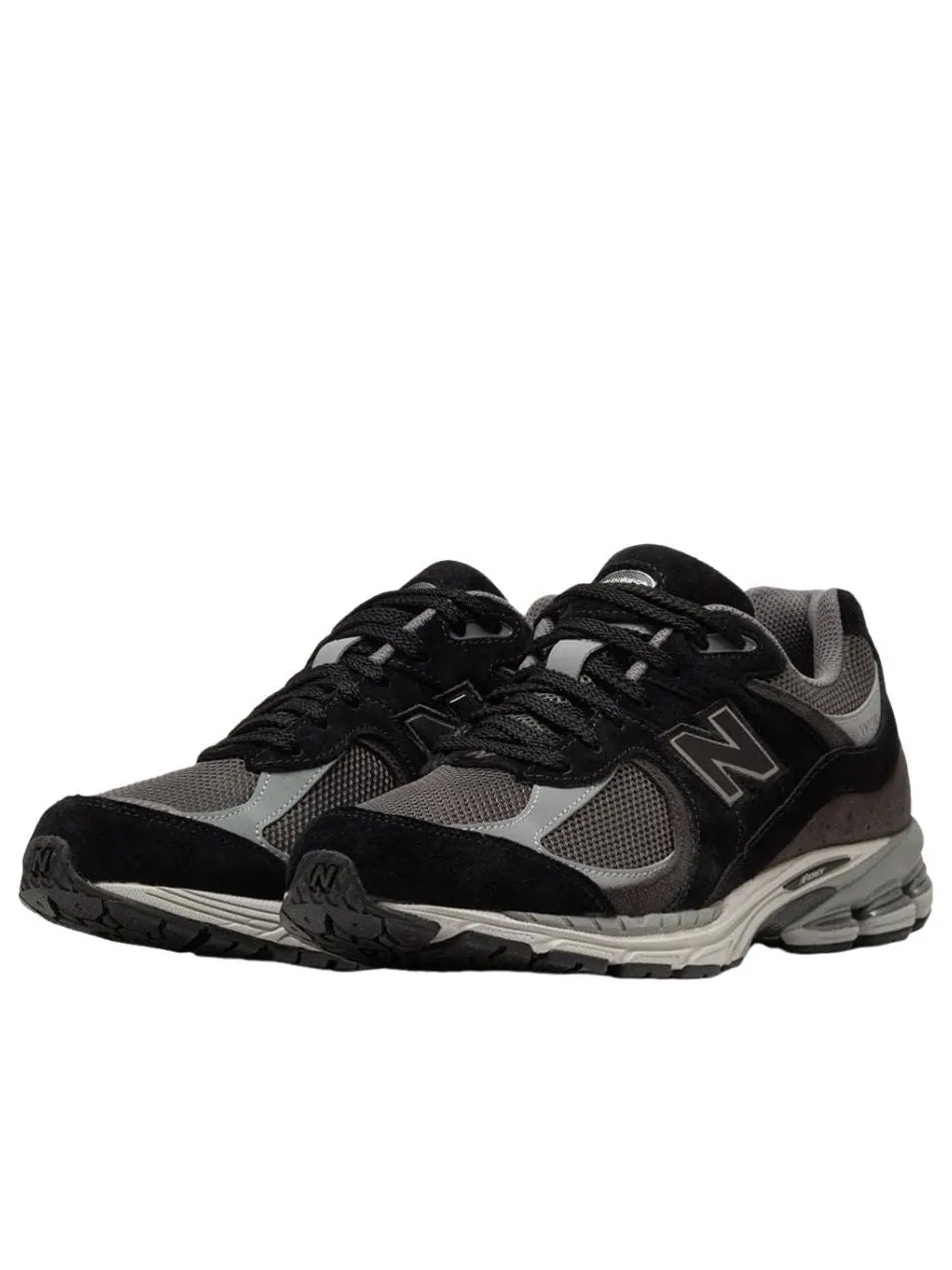 Кроссовки New Balance 2002R 'Black Castlerock Grey' — изображение 2 из 4, черный