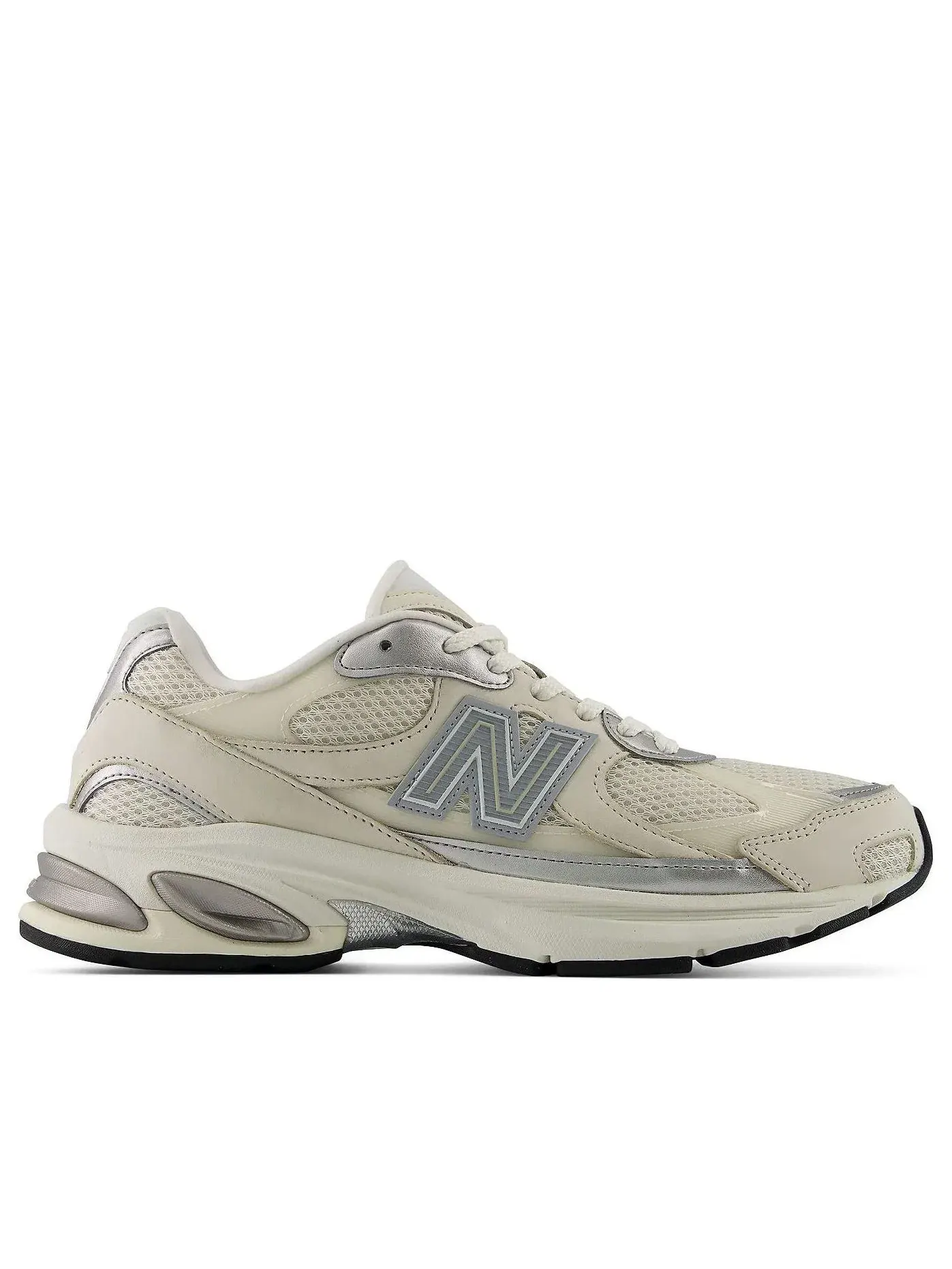 Мужские кроссовки с шнуровкой New Balance 2010 Sea Salt Wolf Grey — изображение 2 из 6, бежевый