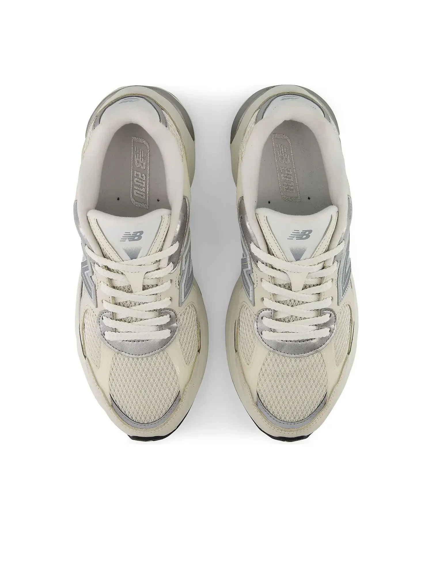 Мужские кроссовки с шнуровкой New Balance 2010 Sea Salt Wolf Grey — изображение 3 из 6, бежевый