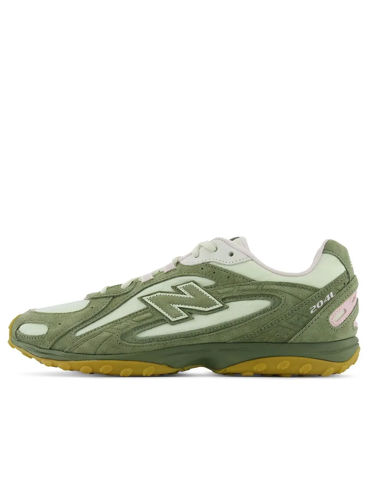 Кроссовки New Balance 204L 'Dark Olive Washed Burgundy' U204L203 — изображение 1 из 5, оливковый зеленый