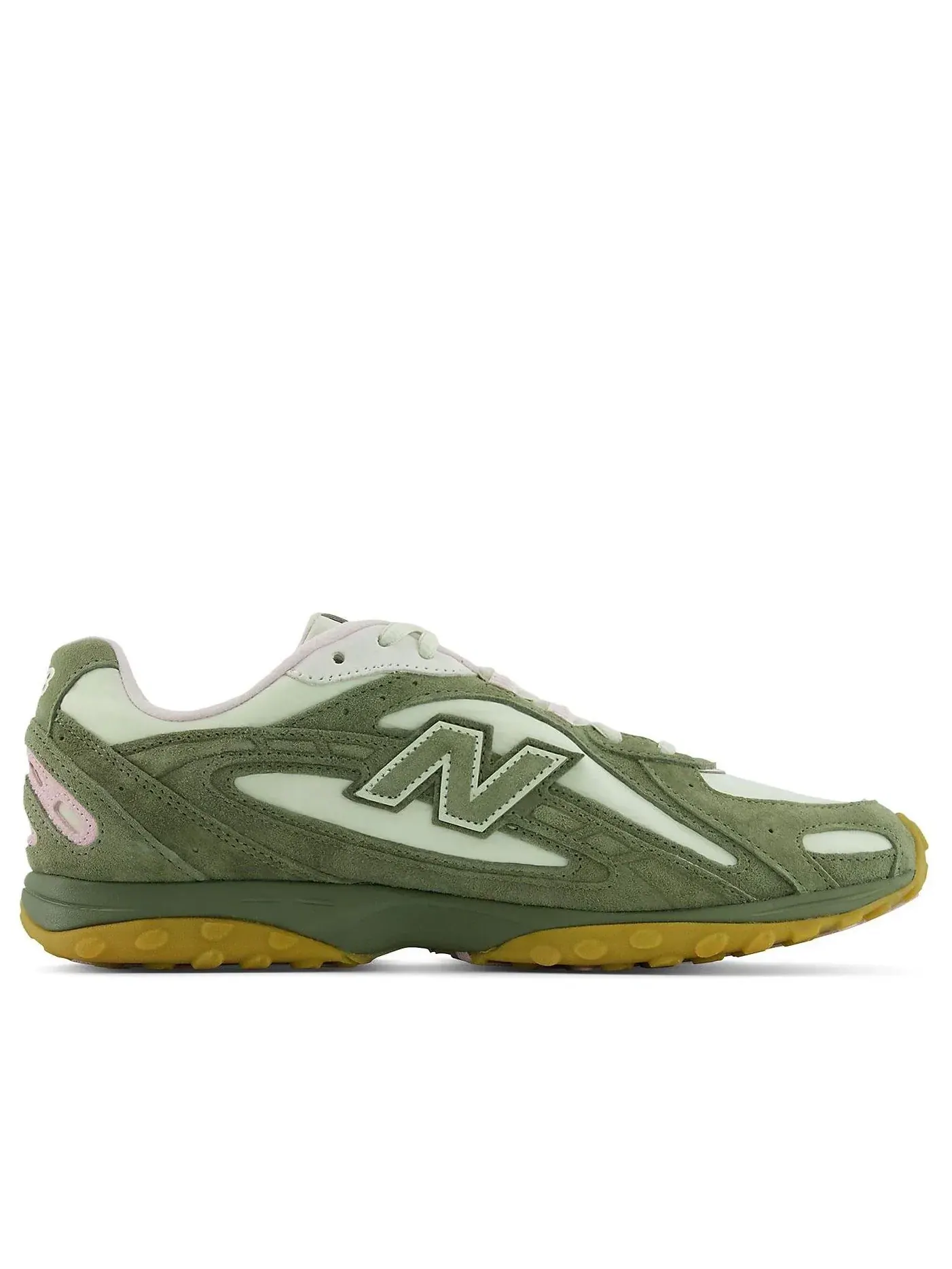 Кроссовки New Balance 204L 'Dark Olive Washed Burgundy' U204L203 — изображение 2 из 5, оливковый зеленый