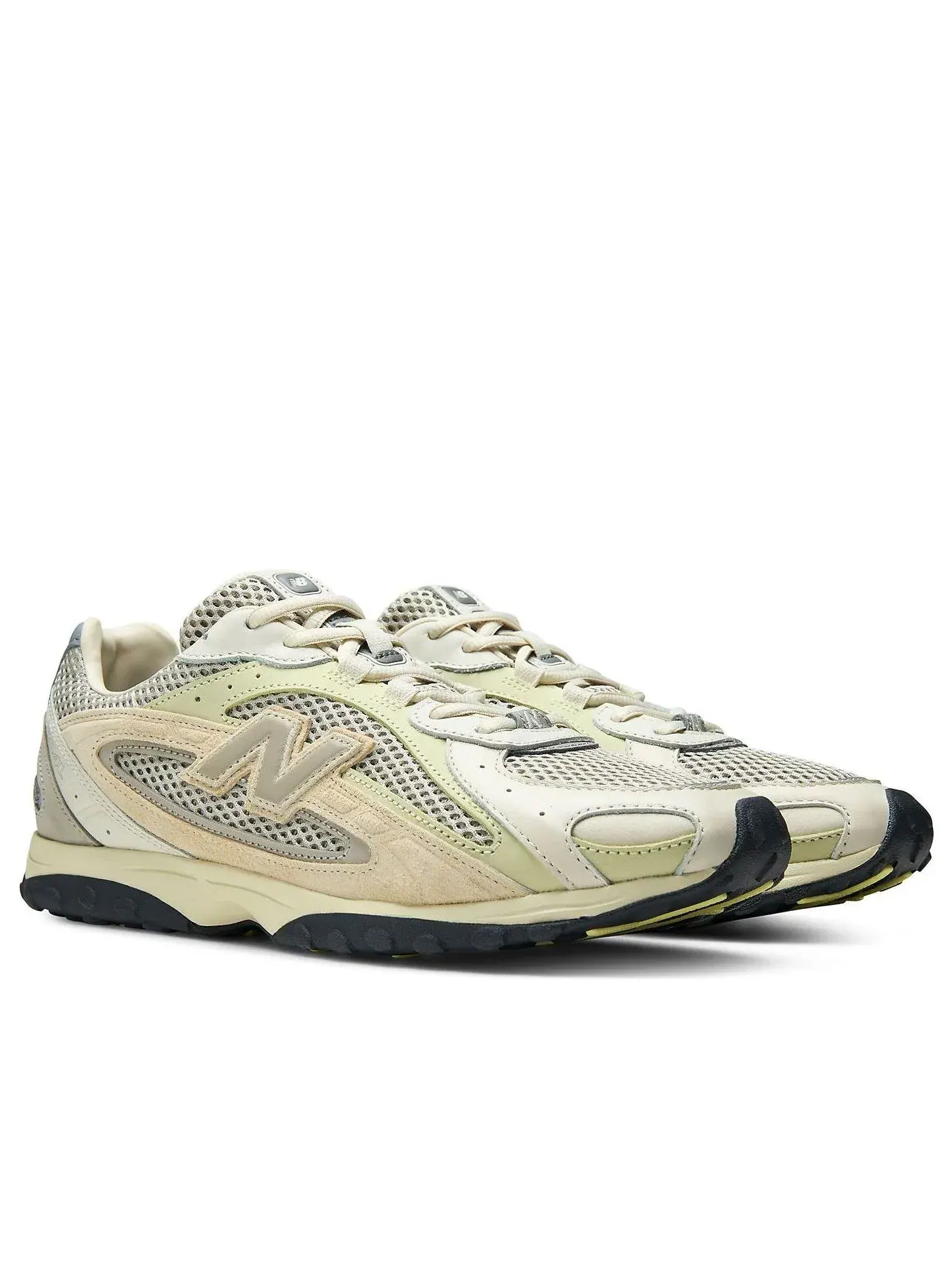 Кроссовки New Balance x AURALEE 204L 'White Lime' U204L7YU — изображение 2 из 6, зеленый