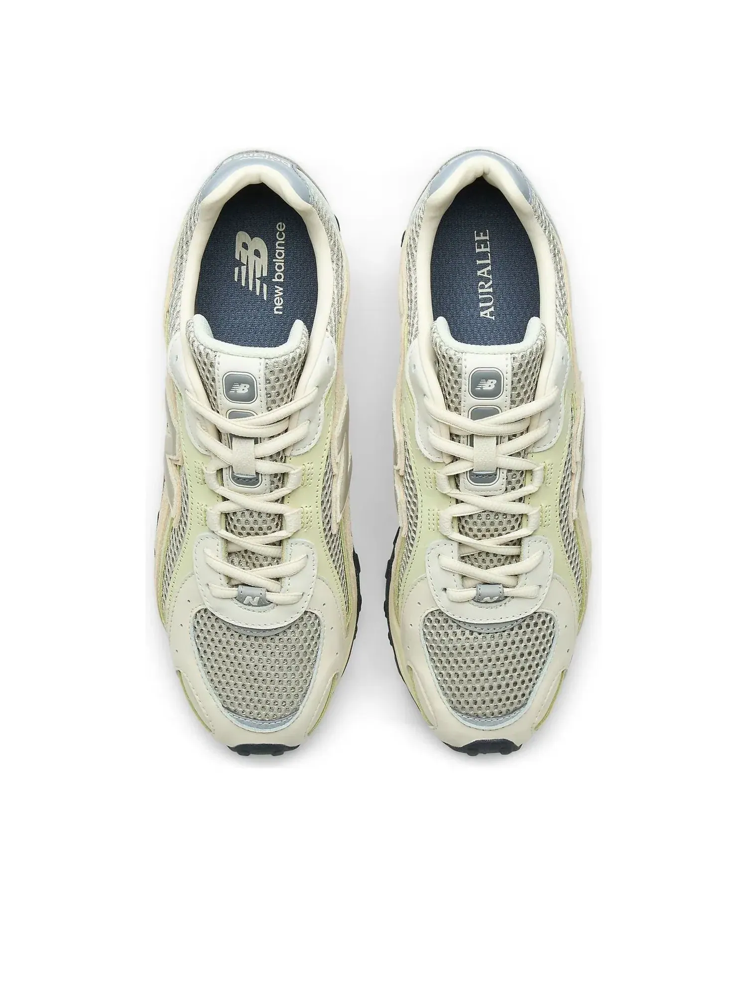 Кроссовки New Balance x AURALEE 204L 'White Lime' U204L7YU — изображение 3 из 6, зеленый
