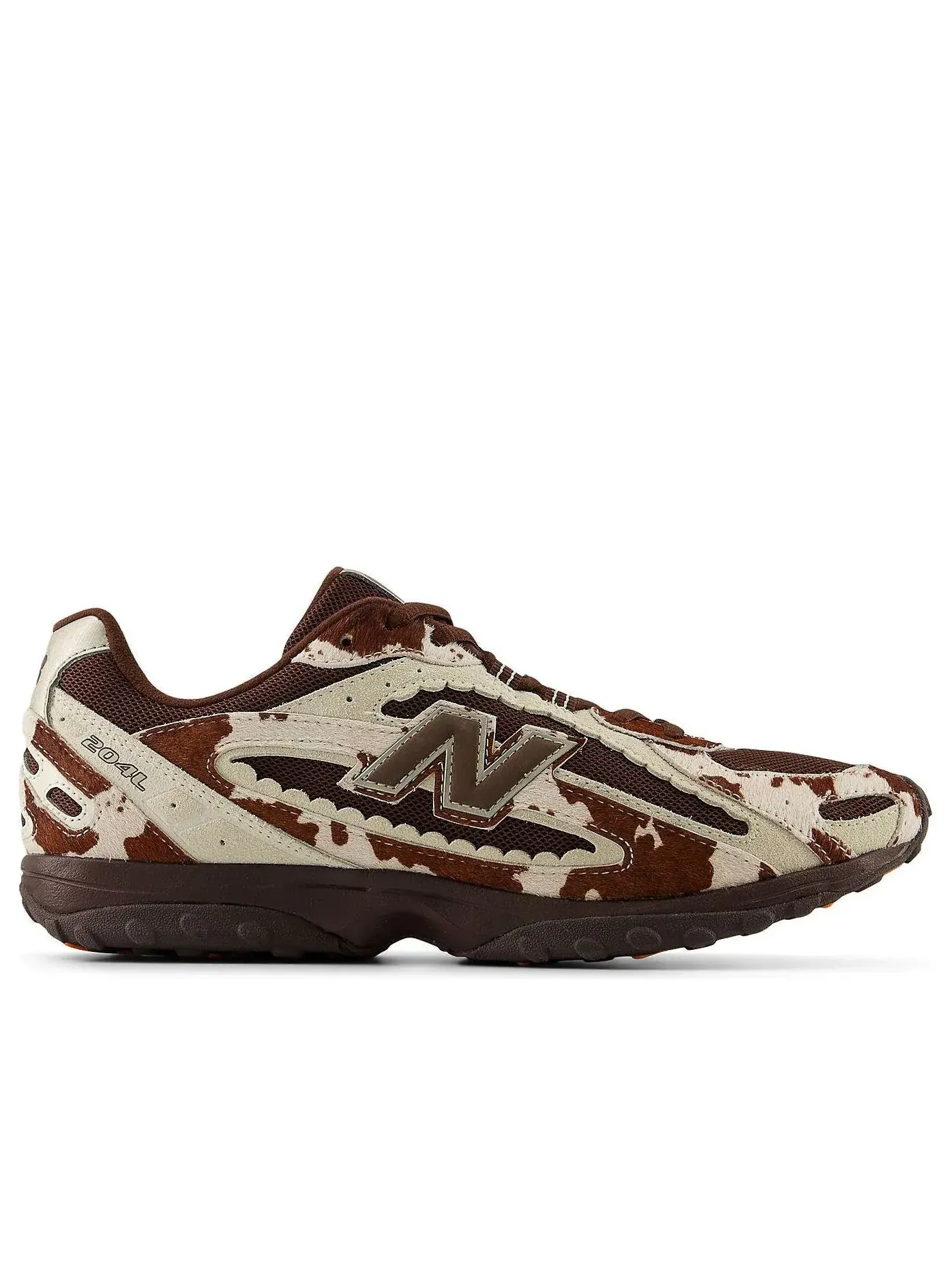 Кроссовки New Balance 204L 'Brown Cow Print' — изображение 2 из 5, коричневый