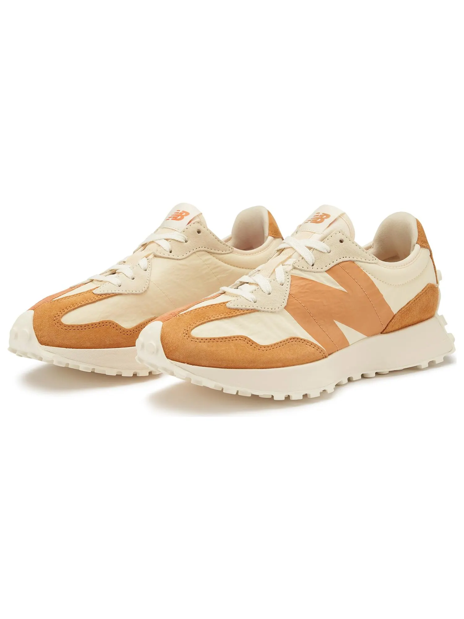 Кроссовки New Balance 327 — изображение 2 из 5, кремовый