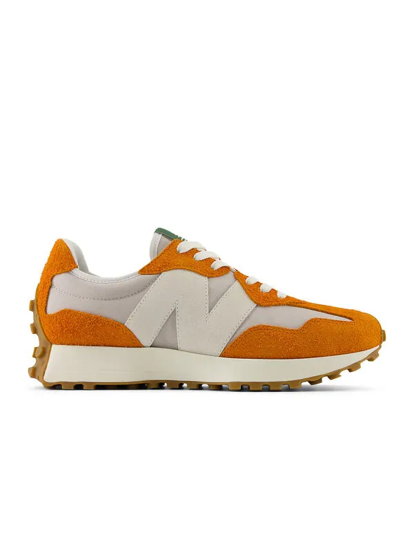 Кроссовки 327 New Balance — изображение 2 из 4, оранжевый/серый/белый