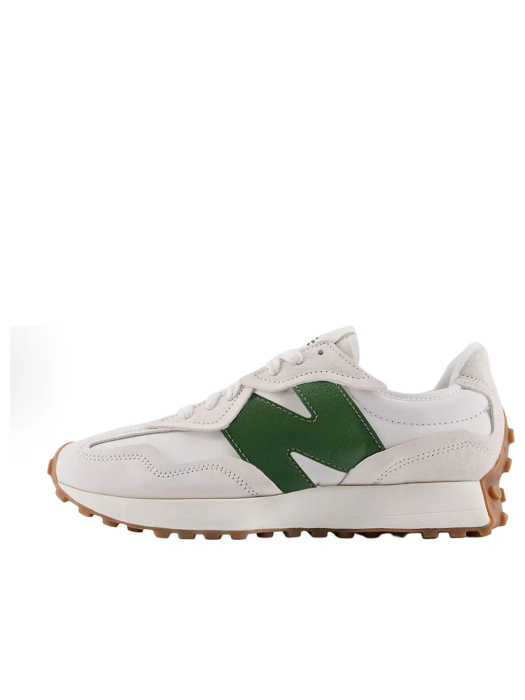 Кроссовки New Balance 327 'Linen Dark Alpine Green' — изображение 1 из 6, темный зеленый