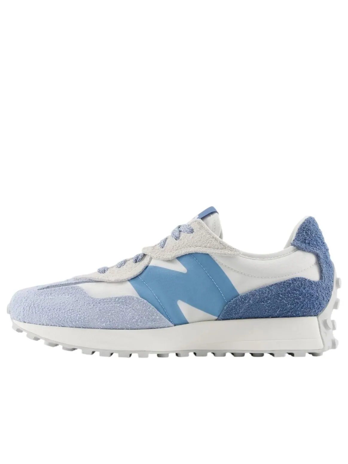 Кроссовки New Balance 327 'Light Chrome Blue White' — изображение 1 из 4, синий