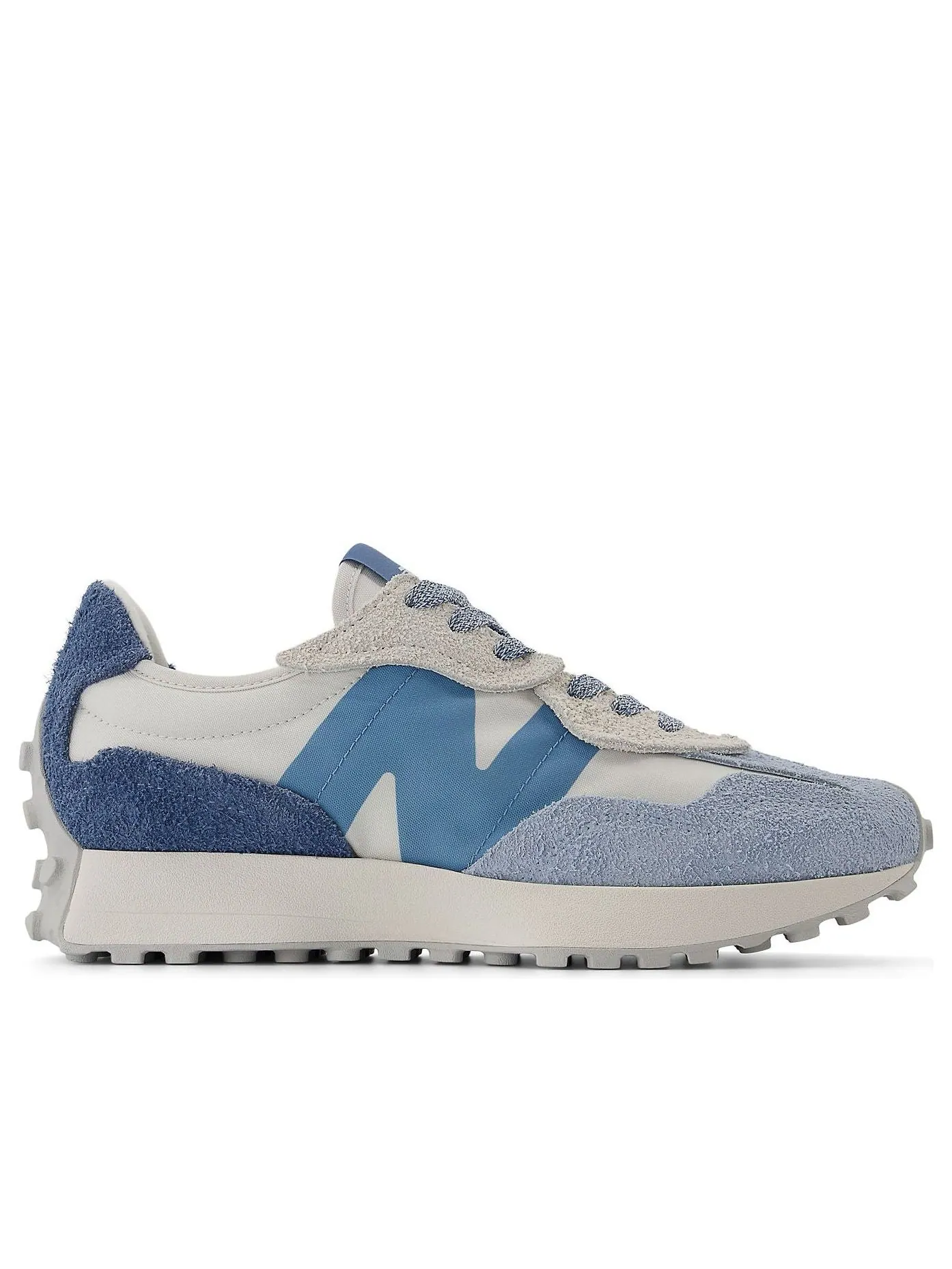 Кроссовки New Balance 327 'Light Chrome Blue White' — изображение 2 из 4, синий