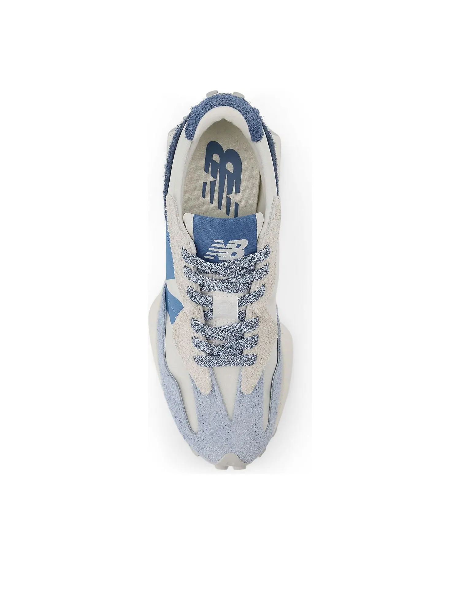 Кроссовки New Balance 327 'Light Chrome Blue White' — изображение 3 из 4, синий