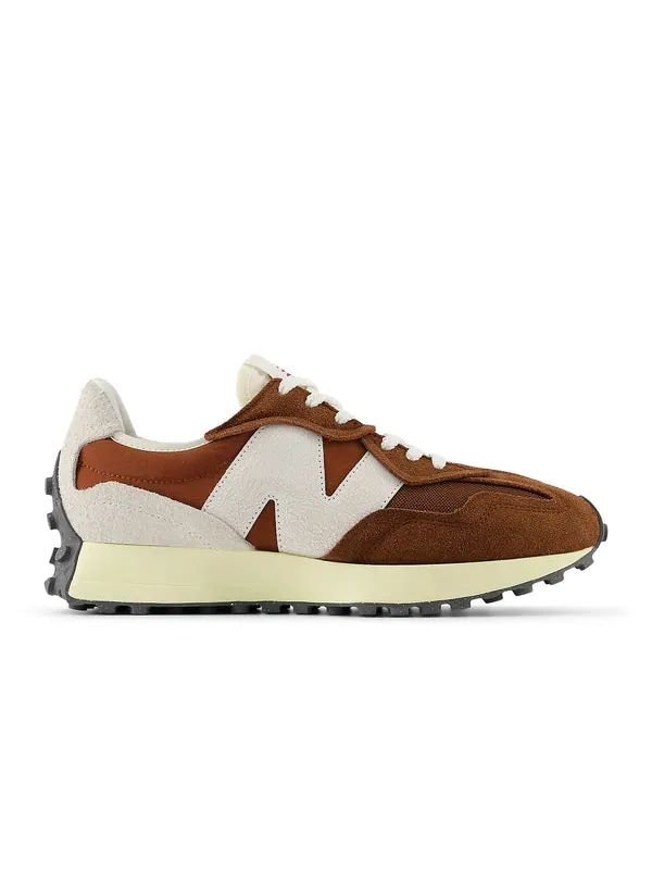 Кроссовки 327 'brown white' New Balance — изображение 2 из 4, коричневый/белый