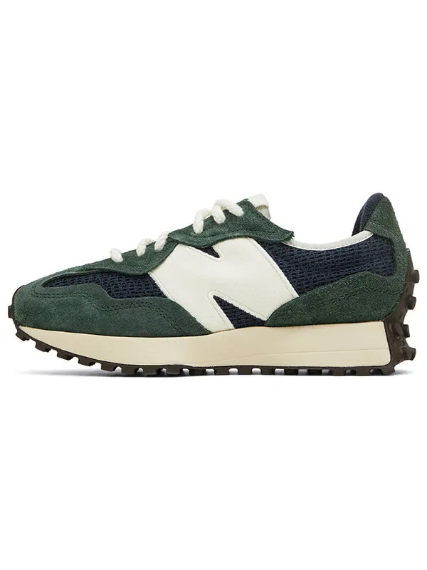 Кроссовки 327 New Balance — изображение 2 из 4, зеленый/бежевый