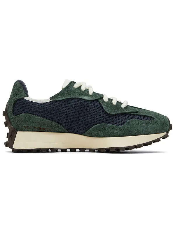 Кроссовки 327 New Balance — изображение 3 из 4, зеленый/бежевый