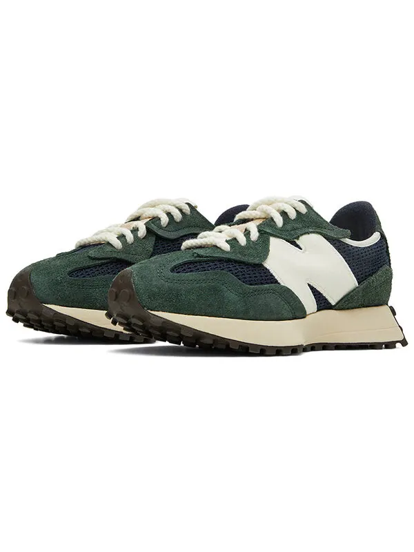 Кроссовки 327 New Balance — изображение 4 из 4, зеленый/бежевый