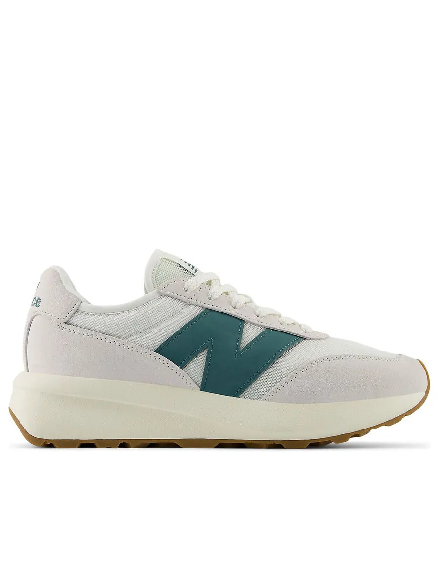 Кроссовки New Balance 370 'Sea Salt New Spruce' — изображение 2 из 6, серый