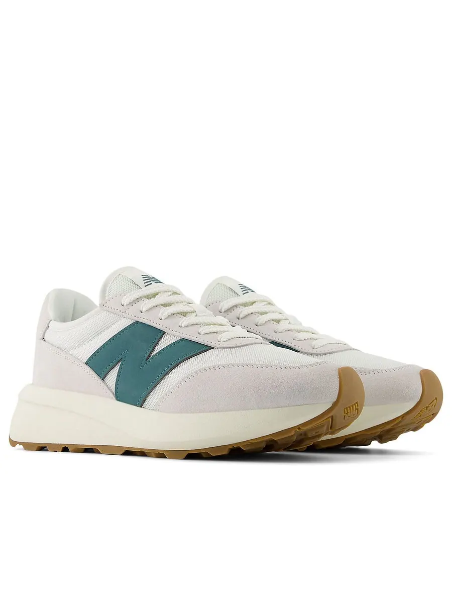 Кроссовки New Balance 370 'Sea Salt New Spruce' — изображение 3 из 6, серый