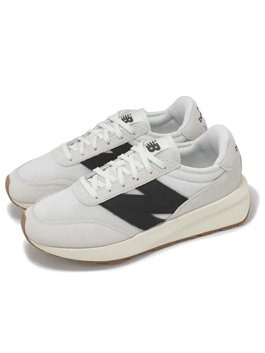 Кроссовки New Balance 370 'Sea Salt Black Cement' — изображение 3 из 5, серый