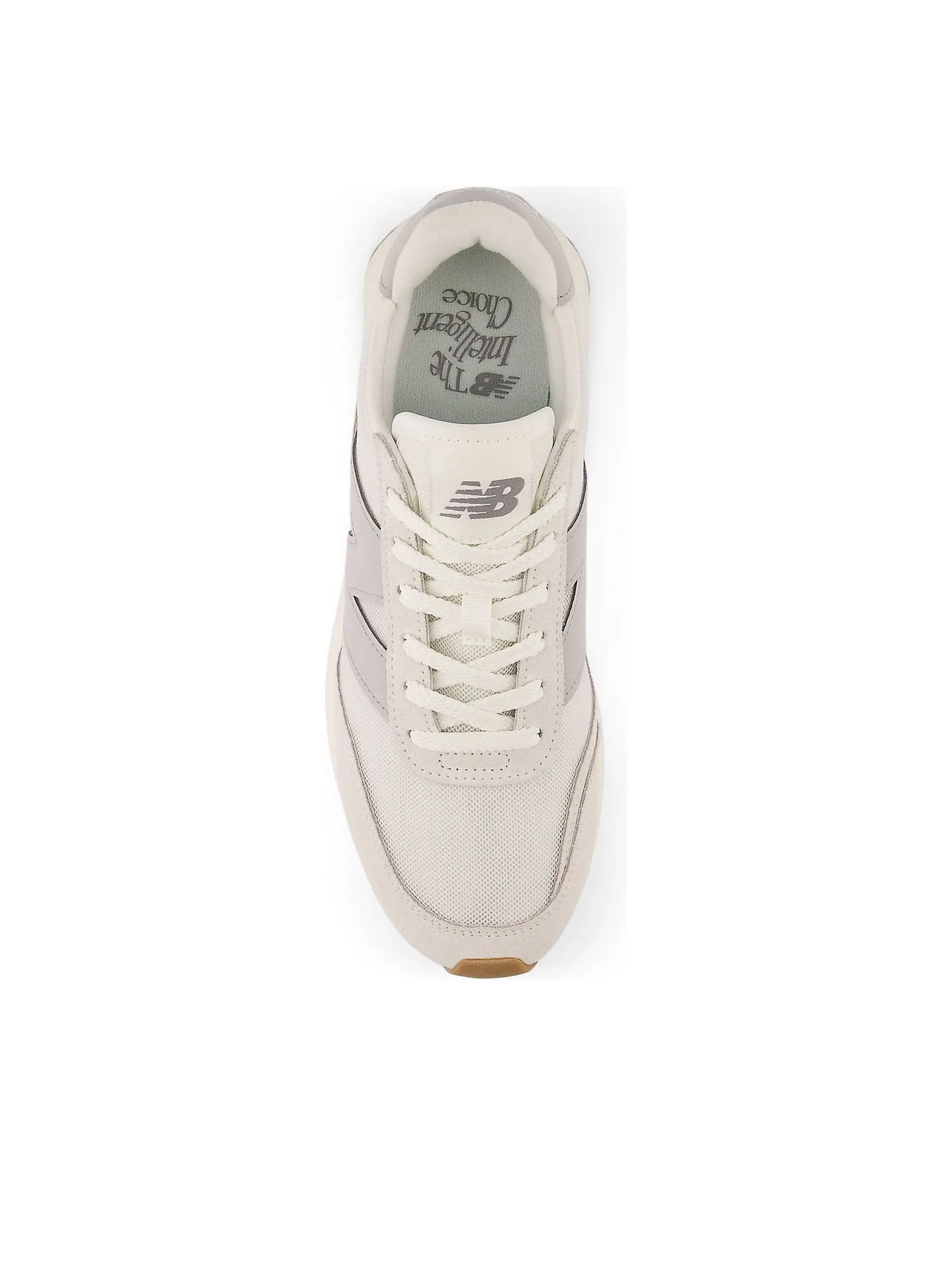 Кроссовки New Balance 370 'Sea Salt Rain Cloud' — изображение 2 из 5, серый