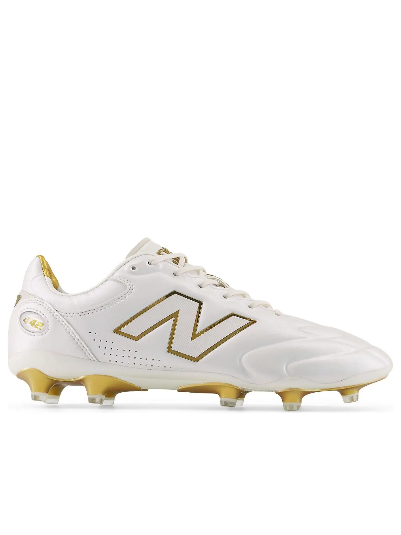 Кроссовки New Balance 442 Elite FG V3 First Edition 'Sea Salt Gold Metallic' — изображение 2 из 6, золотистый металлик