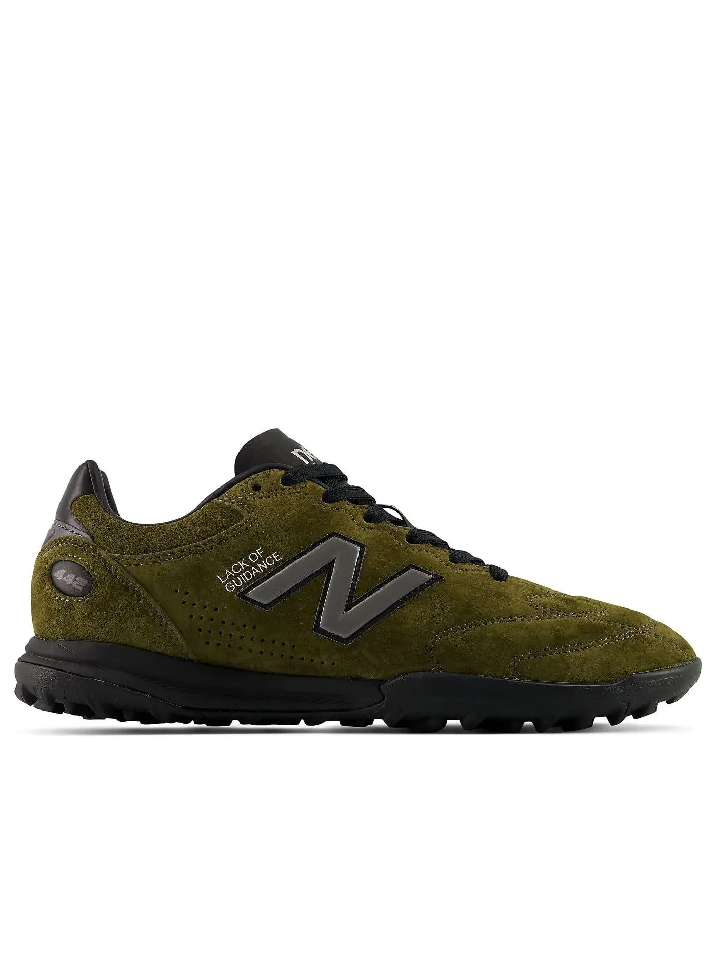 Кроссовки New Balance x Lack of Guidance 442 Elite TF V3 'Avocado Black' U41T7UT — изображение 2 из 5, зеленый