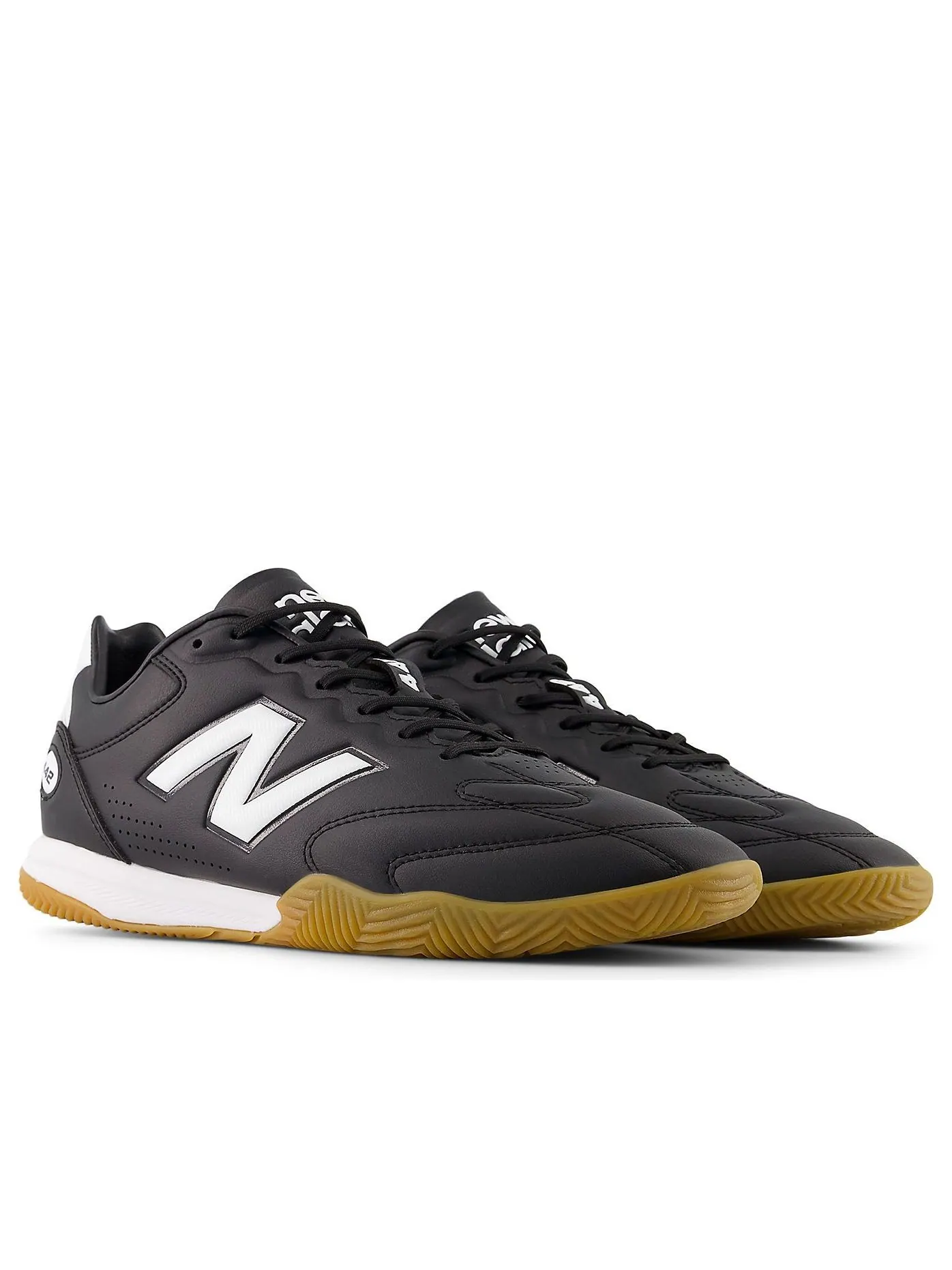 Кроссовки New Balance 442 Pro IN V3 'Black White Fire Cracker' — изображение 4 из 6, черный/белый