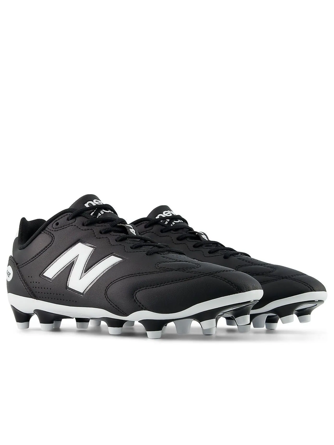 Кроссовки New Balance 442 Team FG V3 'Black White' — изображение 4 из 6, черный/белый