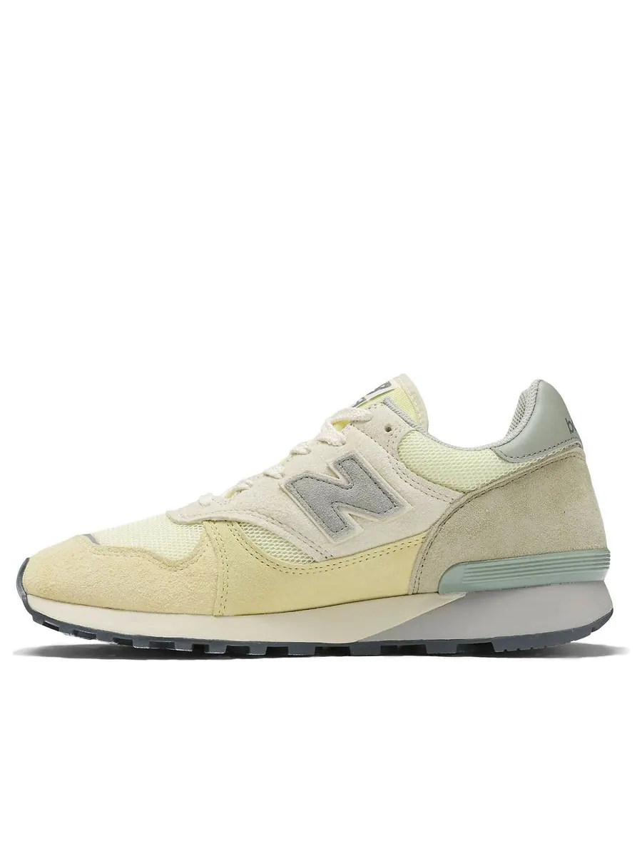Кроссовки New Balance x AURALEE 475 'Light Volt' — изображение 1 из 5, бежевый