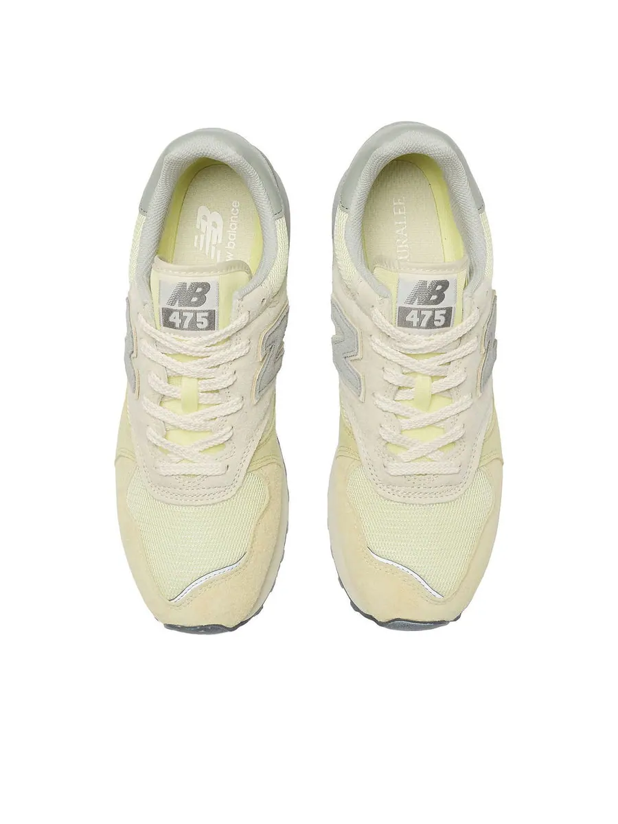 Кроссовки New Balance x AURALEE 475 'Light Volt' — изображение 3 из 5, бежевый