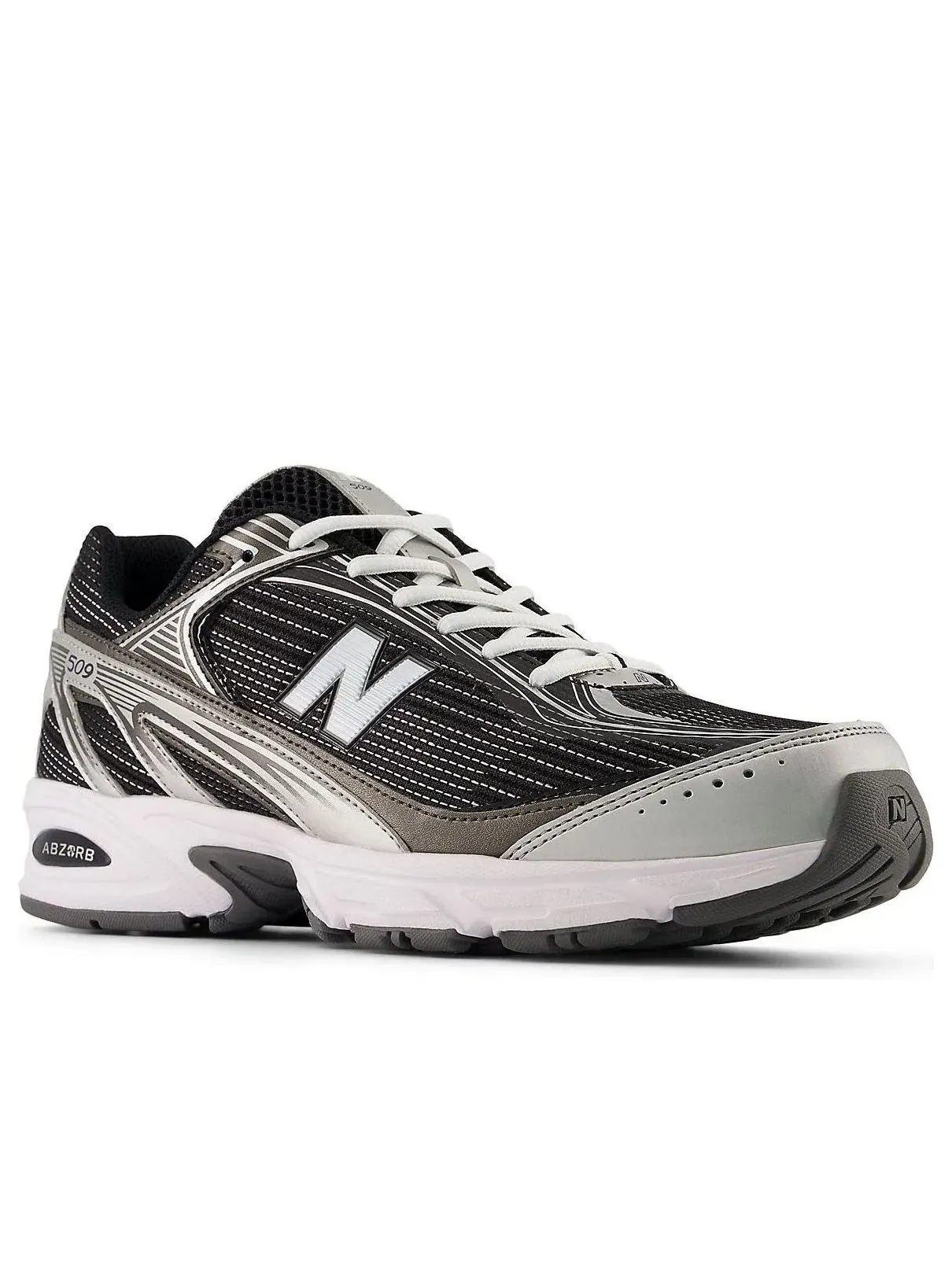 Мужские кроссовки с шнуровкой New Balance 509 — изображение 4 из 5, черный