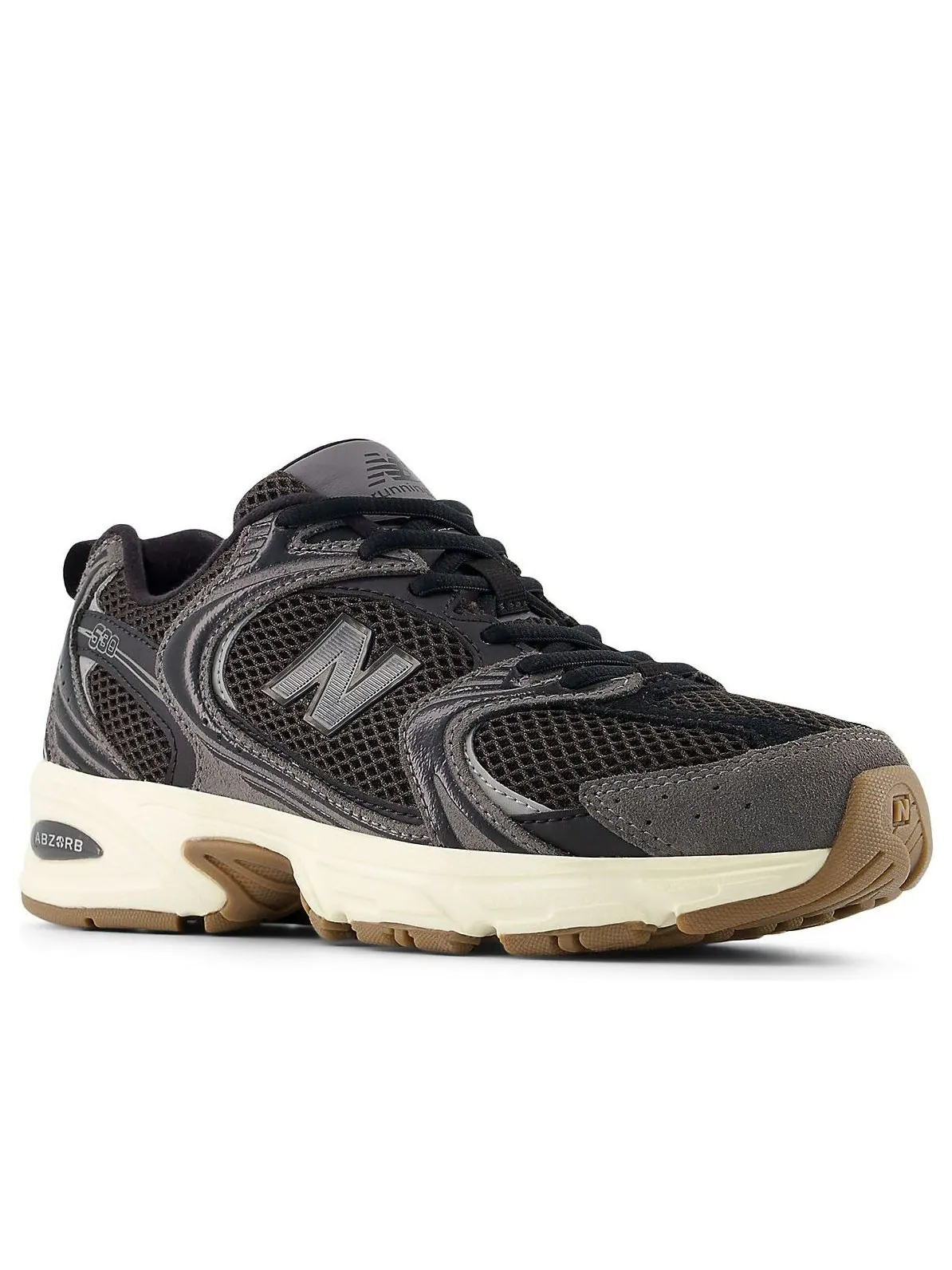 Кроссовки New Balance 530 'Black Grey Gum' — изображение 4 из 6, черный/серый