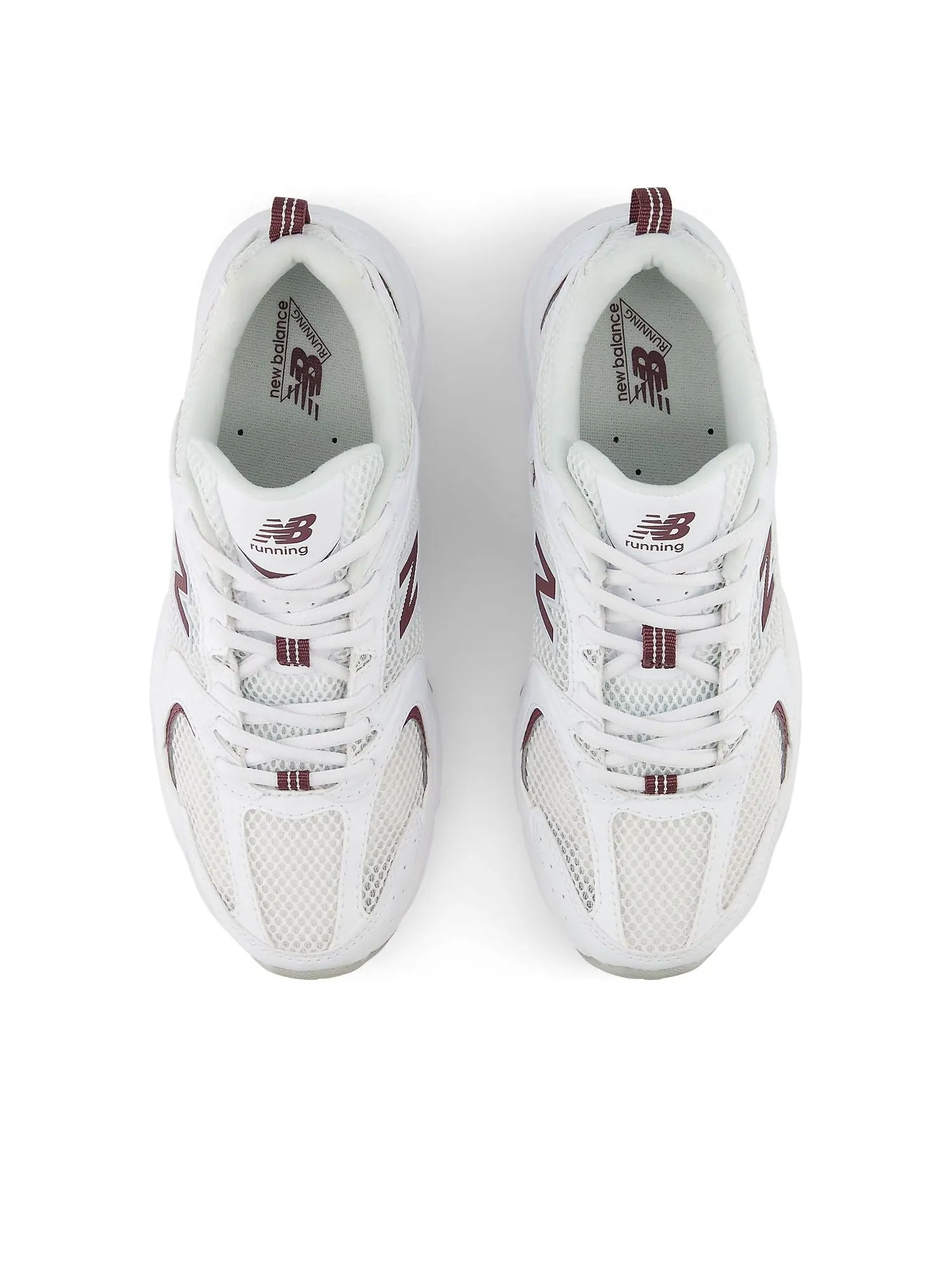 Кроссовки New Balance 530 'White Dark Ice Wine' — изображение 3 из 6, белый/темный винный