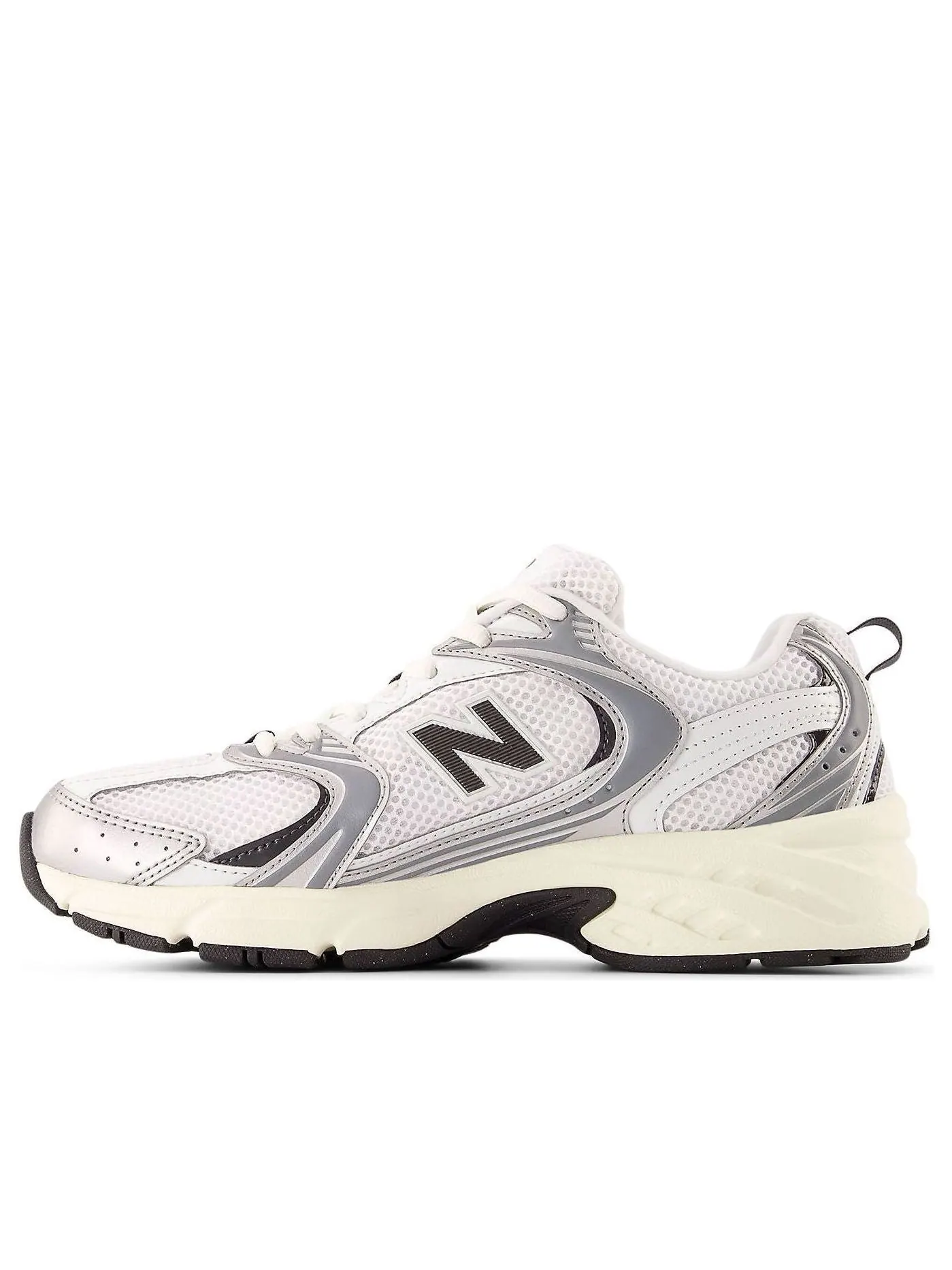 Кроссовки New Balance 530 'Silver Metallic Black Cement' — изображение 1 из 5, серебряный