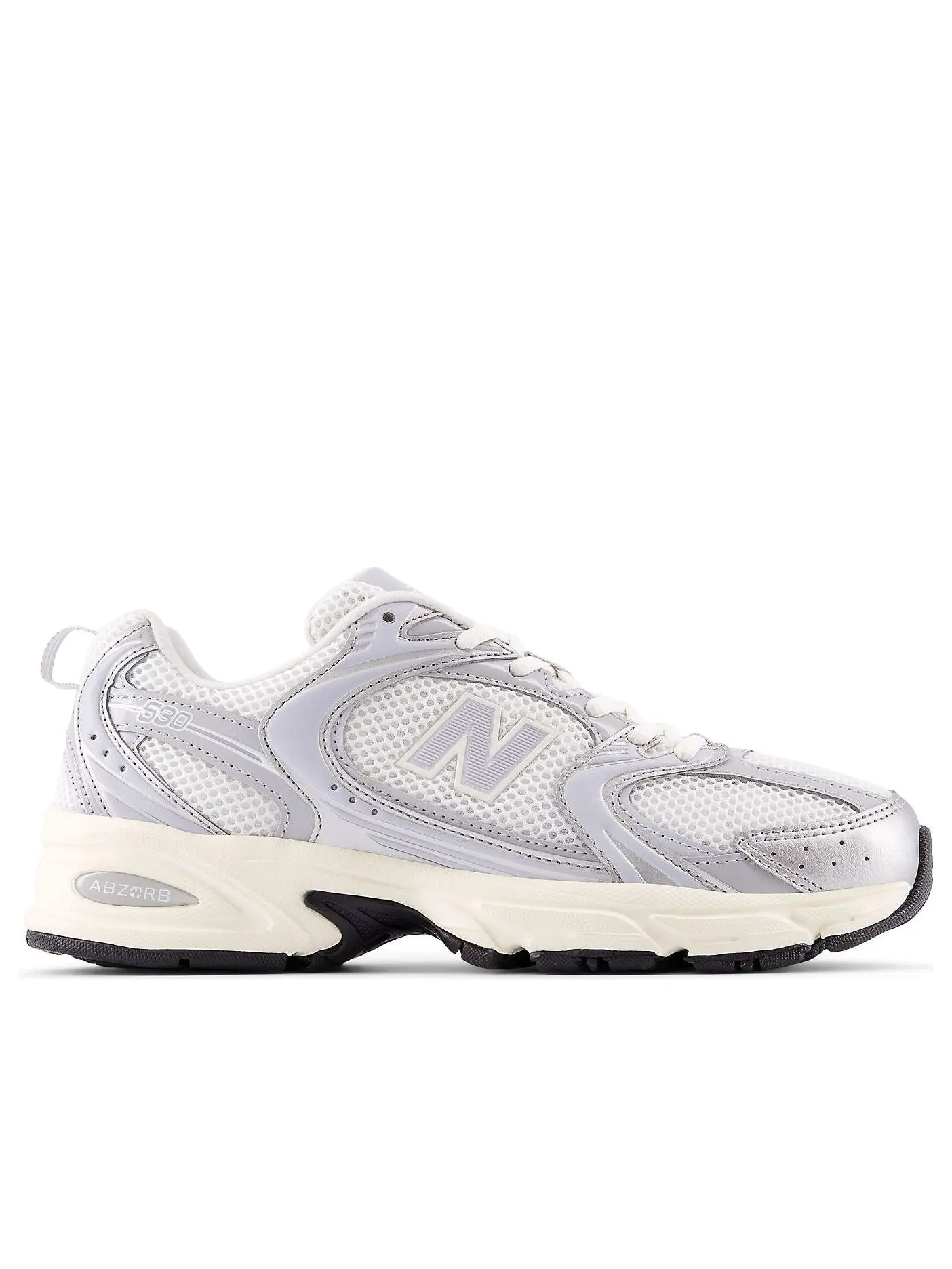 Кроссовки New Balance 530 'Silver Metallic Reflection' — изображение 2 из 5, серебряный