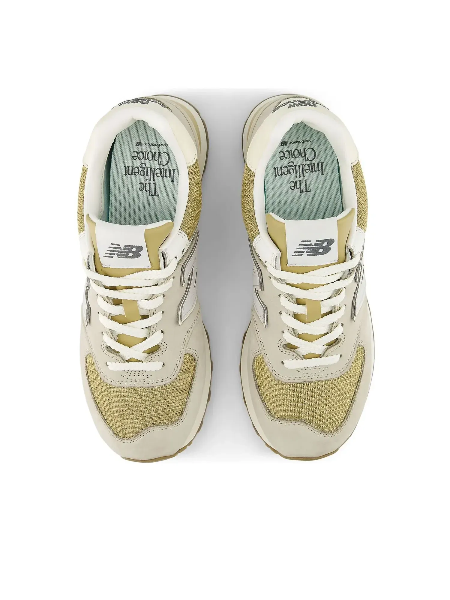 Кроссовки New Balance 574 'Бежевый темно-серебристый металлик' U5748DF — изображение 3 из 6